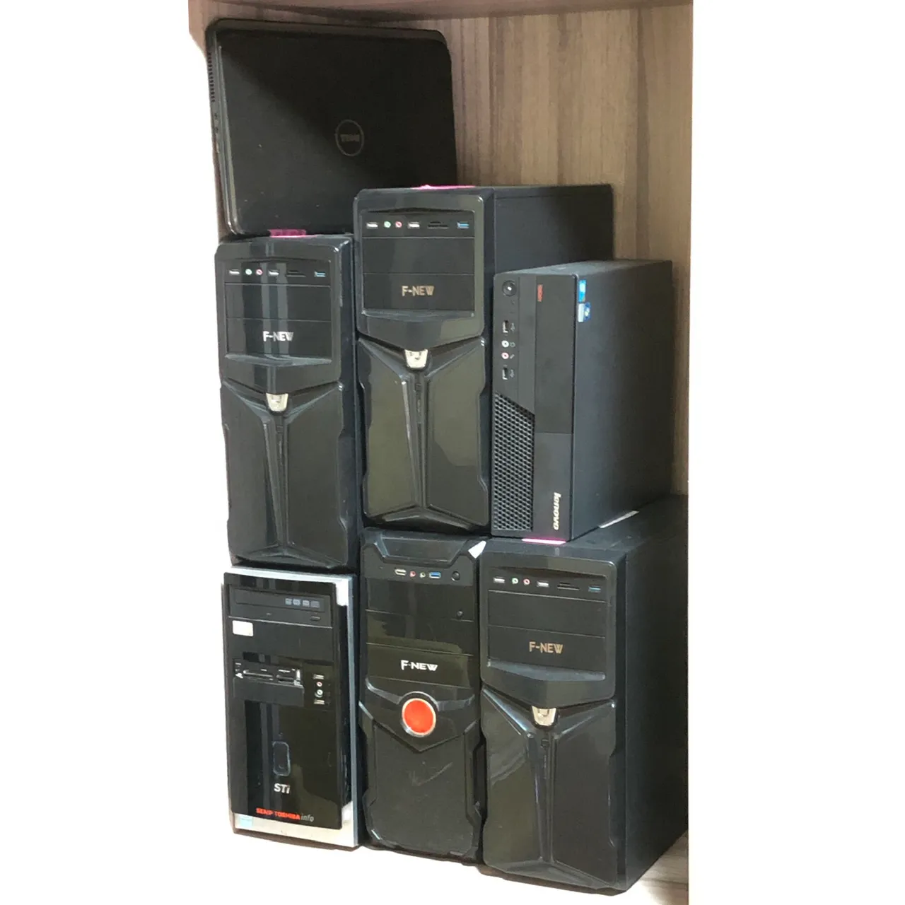 Lote com 6 Desktops / Computadores (No Estado - Oportunidade p/ Técnicos e Revenda)